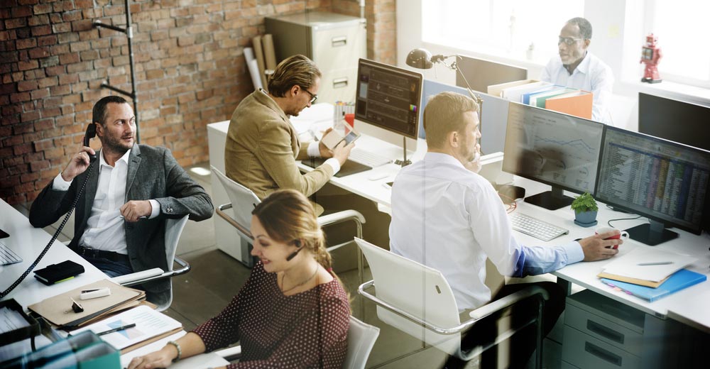 Business People Meeting Discussion Working Office Concept